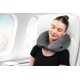 thumbnail image 5 of Almohada de viaje Brookstone Microbead con cabeza y cuello gris oscuro, 5 of 7