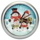 thumbnail image 1 of Reloj de pared Mark Feldstein & Associates Snowman Family 20 cm, 1 of 7