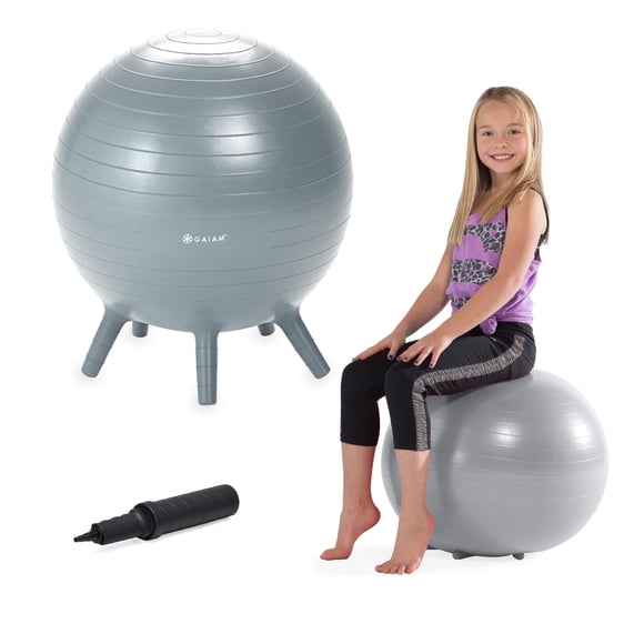 Silla Balón de Equilibrio Gaiam Kids Stay-N-Play con Bomba de Aire