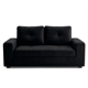 thumbnail image 2 of Sofa Praga 2 Cuerpos Felpa Negro, 2 of 3
