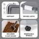 thumbnail image 4 of Contenedor de comida IRIS USA para perros de 13,61 y 4,99 kg, 4 of 8