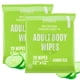 thumbnail image 1 of Body Wipes HyperGo XL 12x12 para limpieza corporal completa sin enjuague, 1 of 9
