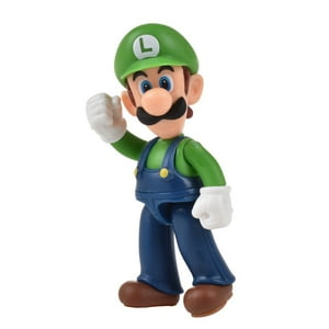 Figuras 6 Cm Super Mario De Nintendo Wave 54 - Luigi