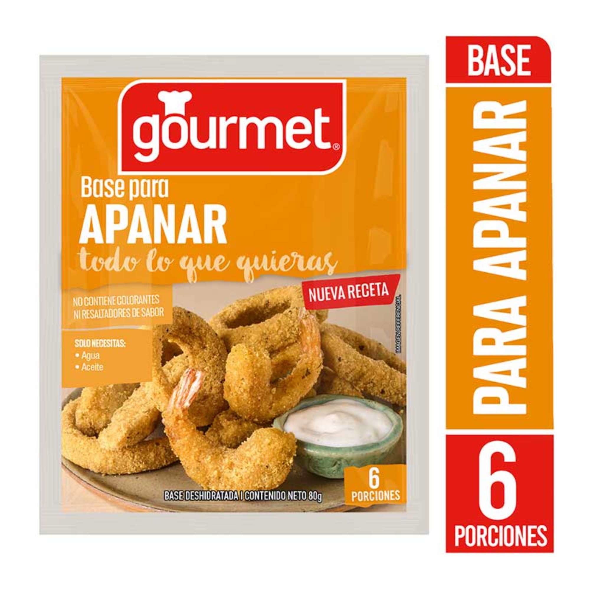 Base Para Apanar (6 Porciones) Sobre 80 g Gourmet