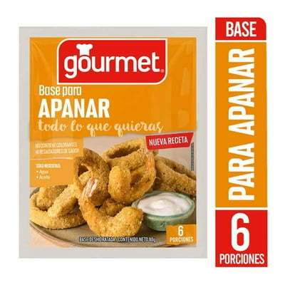 Base Para Apanar (6 Porciones) Sobre 80 G Gourmet
