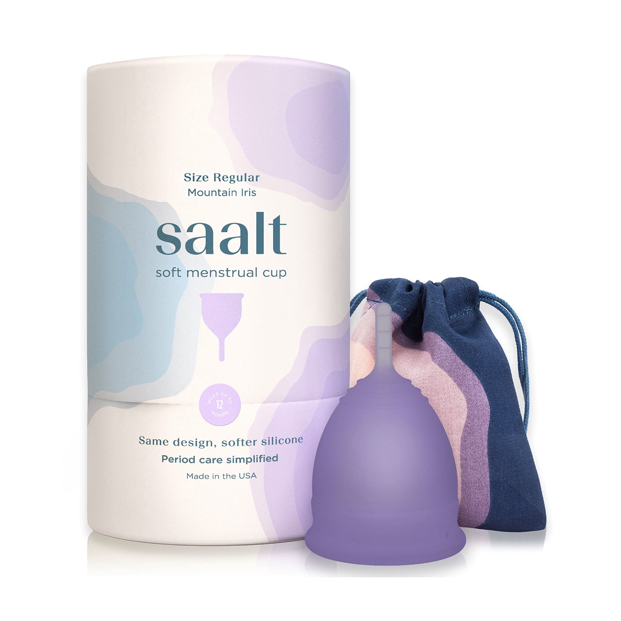 Vaso Menstrual Saalt Soft, Reutilizable, Tamaño Regular