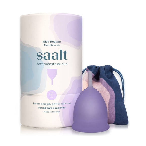 Vaso menstrual Saalt Soft, reutilizable, tamaño regular