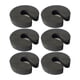 thumbnail image 1 of 6 protectores de puerta para evitar que los niños o las mascotas se queden encerrados en las habitaciones. Ligeros y portátiles para niños. Protección Negro 15MM, 1 of 5