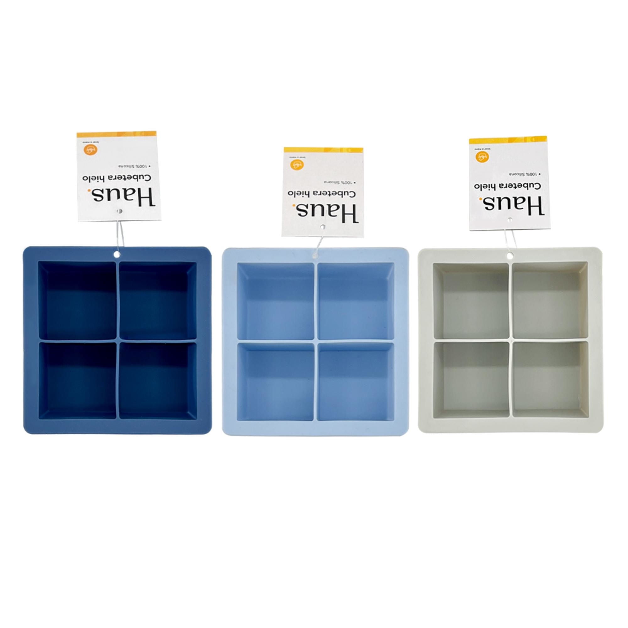 Haus - Molde Para Cubos De Hielo Xl Multicolor