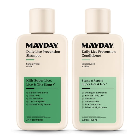 Combo De Champú Y Acondicionador Para Prevención De Piojos 100 Ml