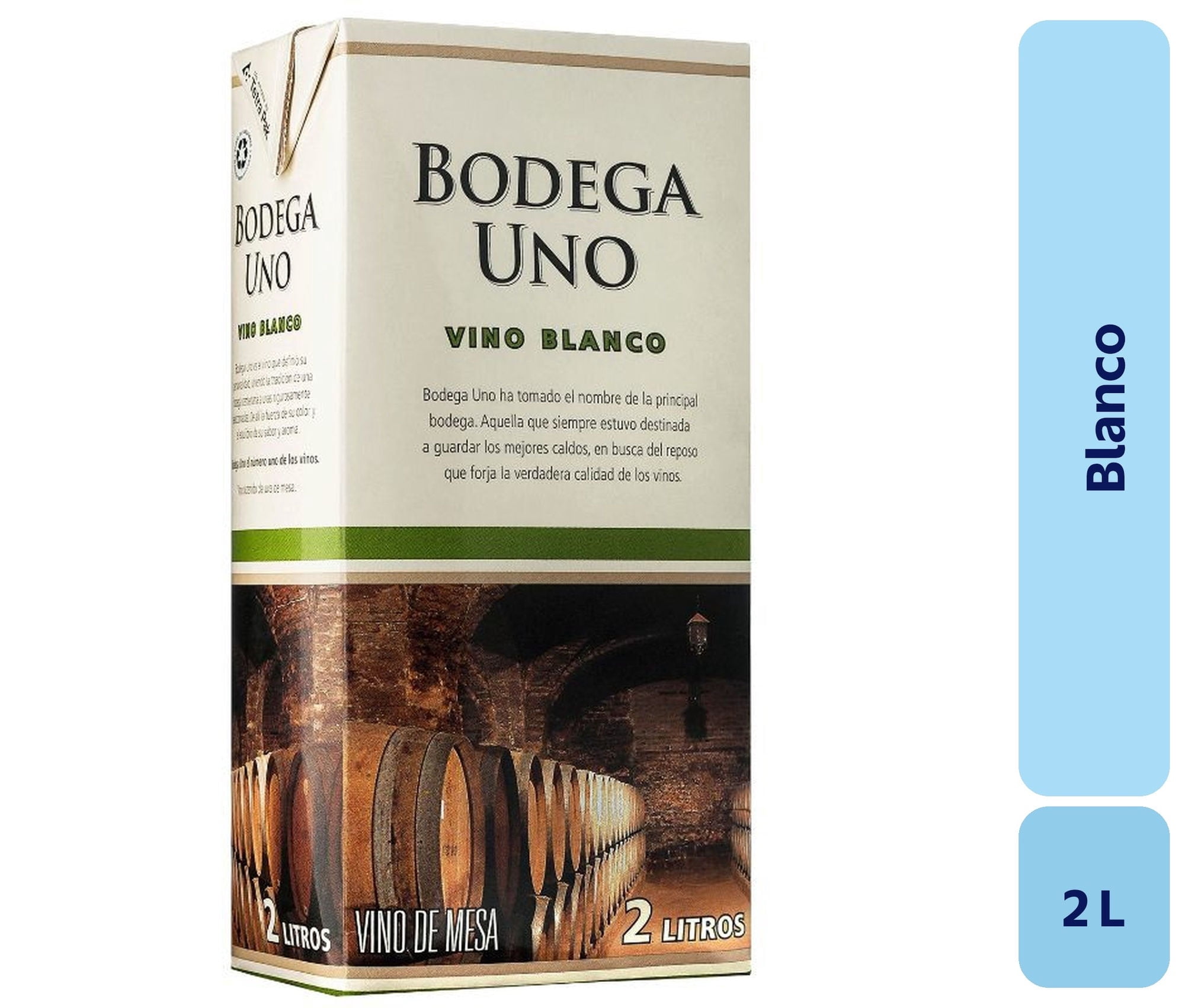 Vino Blanco Caja 2 L Bodega Uno