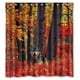 thumbnail image 1 of Cortina de ducha de lobo con ganchos, tamaño 66 x 72 pulgadas, 1 of 3