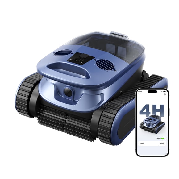 Limpiador Robótico De Piscina 5600 Gph Inalámbrico 240 Min