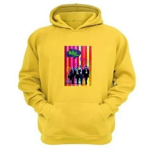 Genérico - Polerón Canguro The Beatles Amarillo Talla S Unisex
