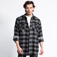 Truval - Camisa Manga Larga Leñadora Special Fit Negro 3Xl