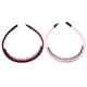 thumbnail image 5 of 4 Diademas con Peine de Dientes para Mujeres, Bandas para el Cabello Antideslizantes, Aro para el Cabello de Damas, Rojo Vino, Beige, Rosa, Azul, 5 of 7