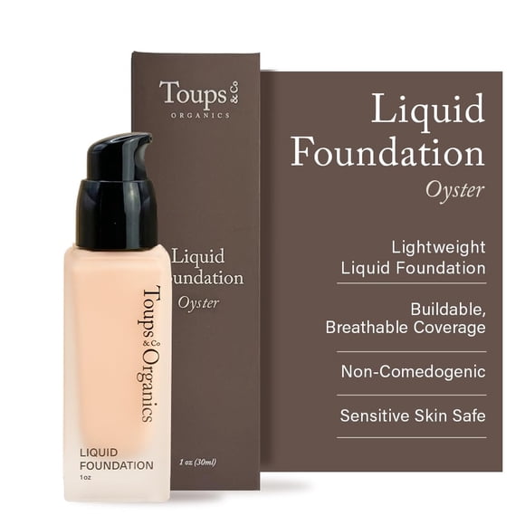 Base líquida Toups Co Oyster 50 ml ligera no comedogénica