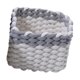 thumbnail image 3 of Cesta Para Toallas, Elegante Organizador Multiusos Para Tocador, Sala De Estar, Juguetes, Gris Y Blanco, 3 of 5