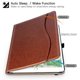 thumbnail image 5 of Funda ZtoTopCases para iPad de 6ª y 5ª generación de 9,7 pulgadas y Air 2/1, color marrón, 5 of 8