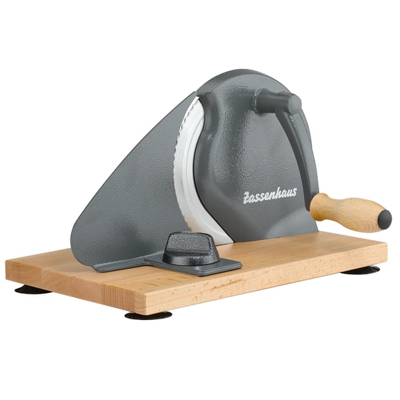 Cortadora de pan Zassenhaus Original Classic ajustable gris