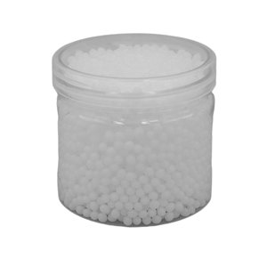 Magideal - Cuentas Termoplásticas, Bolitas De Plástico Para Derretir, Kit De Enseñanza Reutilizable, Cuentas De Plástico Moldeables De Resina Para Reparación Tem Blanco 100G