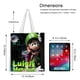 thumbnail image 5 of Luigi's Mansion Bolso de tela con estampado de lienzo para mujer, bolsa de compras reutilizable y estética, con cremallera interior, regalo para mujer,40*40cm., 5 of 6