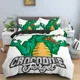 thumbnail image 1 of x1776 Bed Sheets Cartoon Dinosaur Pattern Luxury Duvet Cover Bedding Set For Kid's Bedroom Twin Size Home Textile /Pcs 3-Piece Bedding Set (1 Duvet Cover + 2 Pillow Shams) nj1776, 1 of 5