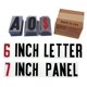 thumbnail image 1 of Sign Letter Depot Letras Flexibles de Panel Condensado de 6" USA, 1 of 7