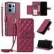 thumbnail image 1 of Funda tipo billetera FOXDOCK para Xiaomi Redmi Note 13 5G – Tapa abatible con correa para mujer, 1 of 5