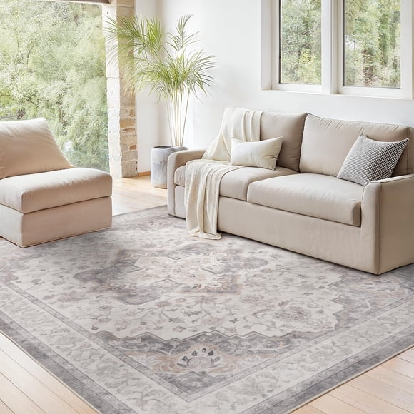 Alfombra Marsail 183x274cm Suave Antideslizante Vintage