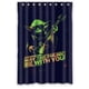 thumbnail image 1 of Cortina de ducha de Star Wars Yoda tocando la guitarra, juego de cortina de baño con ganchos, tamaño 48 x 72 pulgadas, 1 of 3