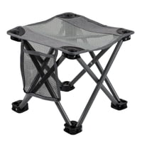 Ioensy - Silla Plegable Taburete Ligero Taburete De Camping Para Picnic En La Playa Al Aire Libre Gris Grande