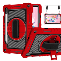 Joigo - Funda Carcasa Antigolpes Armadura 360 Para Tab S9 Fe 10.9 Rojo