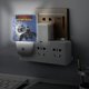 thumbnail image 5 of Dragones: Carrera al Borde Luz nocturna LED con sensor de anochecer a amanecer para dormitorio, baño, pasillo, escaleras - Lámpara LED nocturna de enchufe, 0.5W - 1 pieza, 5 of 6