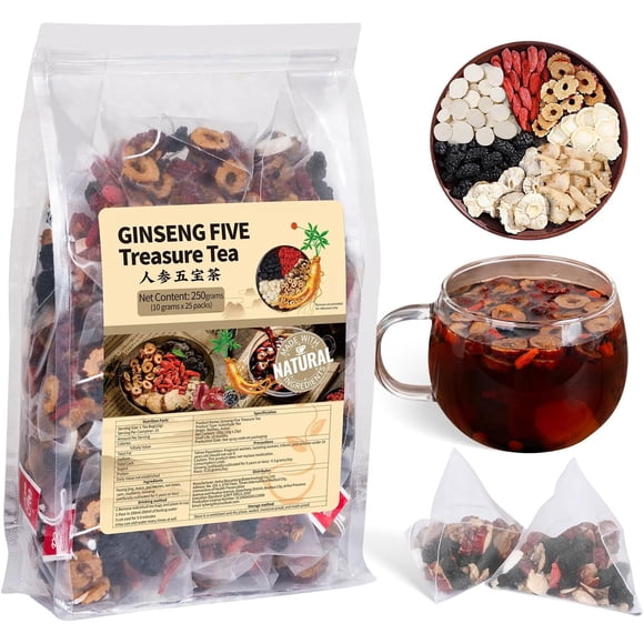 Ta Ginseng Five Treasures 25 Bolsas Apoyo Renal