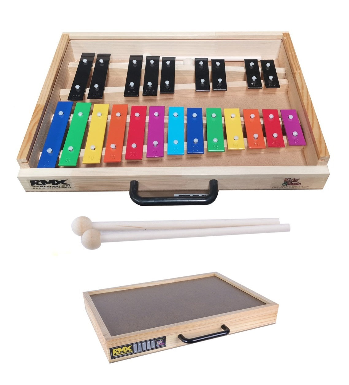 Rmx - Metalofono 22 Notas Color Con Caja 030Imt6852