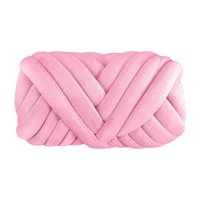 Magideal - Hilo Grueso De Algodón Y Poliéster Para Tejer Brazo De Tejer Hilo De Tejer A 250G Hilo Voluminoso Lavable Para Manta, Almohada, Fabricación , Rosado
