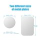 thumbnail image 2 of Placa de Montaje WixGear – Pack de 4, Plata, Adhesiva, Metal, 2 of 8