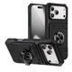 thumbnail image 2 of Para Apple iPhone 17 Pro Max Funda de Teléfono con Soporte de Anillo para Dedo y Pata de Apoyo, Ranuras para Tarjetas, Resistente a Golpes de Alta Resistencia, Protectora Resistente Que Funciona con, 2 of 7