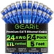 thumbnail image 1 of Cable Ethernet GEARit Cat5e Paquete de 24 Unidades de 1.5 m RJ45 Azul, 1 of 9
