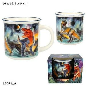 Tienda Lillifee - Taza Con Motivo De Dinosaurio Y Galaxia Dino World Galaxy De Porcelana New Bone