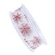 thumbnail image 5 of Cinta De Copo De Nieve Envoltura De Regalos DIY De Navidad Para Corona Día De San Valentín Rojo, 5 of 5