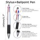 thumbnail image 2 of Bolígrafo Stylus MiSiBao de 4 colores, 1,0 mm, paquete de 8, 2 of 6