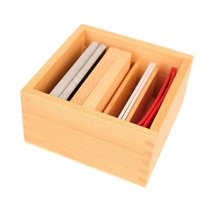Magideal - Caja De Ayuda Para Enseñanza De Madera, Bandeja Montessori, Caja De Almacenamiento Multifuncional, Juguete Educativo De Madera Para Niños, Guardería Y