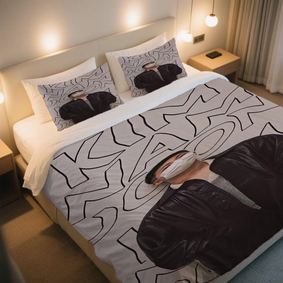 RM NAMJOON Inspired Duvet Cover Set Valentine'S Day Easter