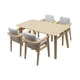 thumbnail image 3 of Silla De Mesa De Comedor De Casa De Muñecas Dioramas Para El Diseño De La Mesa De Arena Proyectos De Bricolaje 3.4x1.7x1.5 Pulgadas, 3 of 5