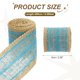 thumbnail image 2 of Uxcell Cinta de Encaje de Yute, Cinta de Arpillera de 2.18 Yardas para Decoración de Fiestas de Boda, Azul Cielo, 2 of 6