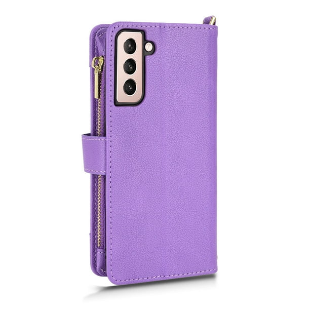 Stylish PU Leather Wallet Case for Samsung Galaxy S22/S22+/Ultra - Multi-Functional & Multi-Card Slots