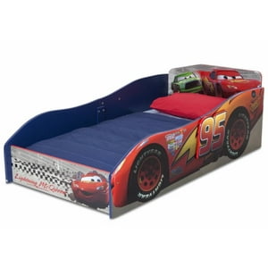 Cama De Transición De Madera Cars Delta Children