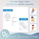 thumbnail image 2 of Protectores de enchufe transparentes, 24 unidades, 2 of 3